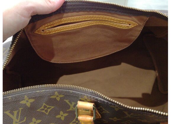 Image Sac à main LOUIS VUITTON Speedy 40 Porté Main Cuir Monogram Marron