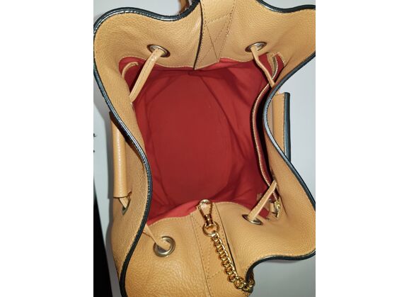 Image Sac à main LANCEL Le Huit GM Porté Epaule Cuir Camel