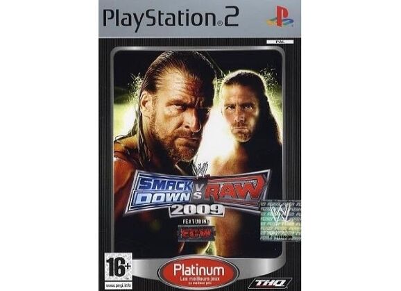 Image Jeux Vidéo WWE Smack Down VS Raw 2009 Edition Platinum PlayStation 2 (PS2)