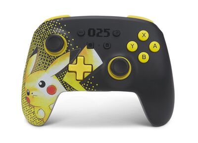 Acc. de jeux vidéo POWERA Manette Sans Fil Pikachu 025 Switch