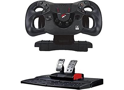 Image Acc. de jeux vidéo FLASHFIRE Volant + Pédalier Pace Wheel Filaire Noir PS4