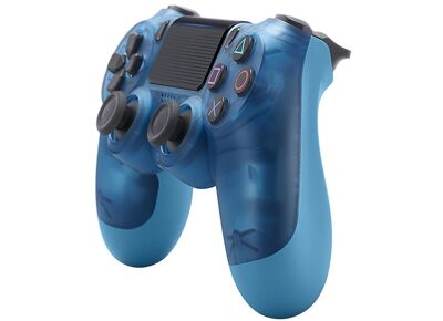 Image Acc. de jeux vidéo SONY Manette Sans Fil Dual Shock 4 Crystal Bleue PS4
