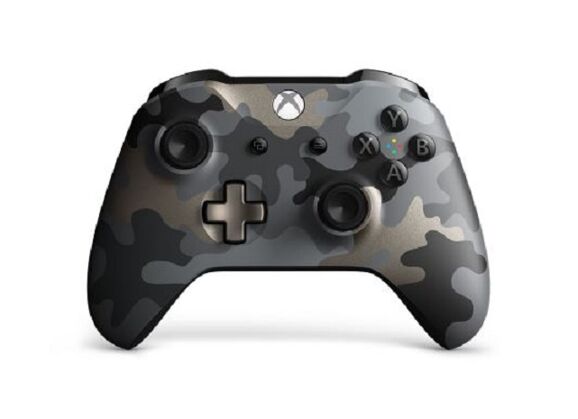 Image Acc. de jeux vidéo MICROSOFT Manette Sans Fil Camouflage Gris Edition Spéciale Night Ops Xbox One