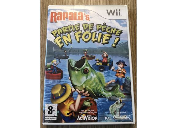 Image Jeux Vidéo Rapala Partie de pêche en folie + Canne à pêche Wii