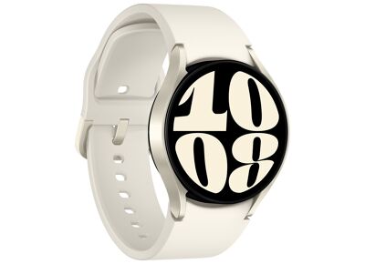 Montre connectée SAMSUNG Galaxy Watch 6 Caoutchouc Crème 40 mm