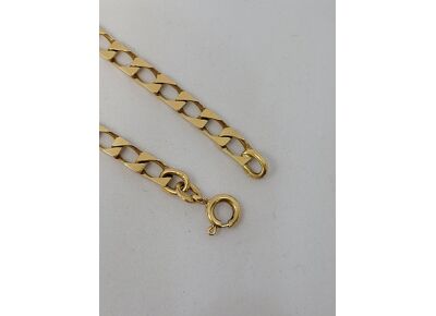 Collier Chaine Or Jaune Maille Cheval