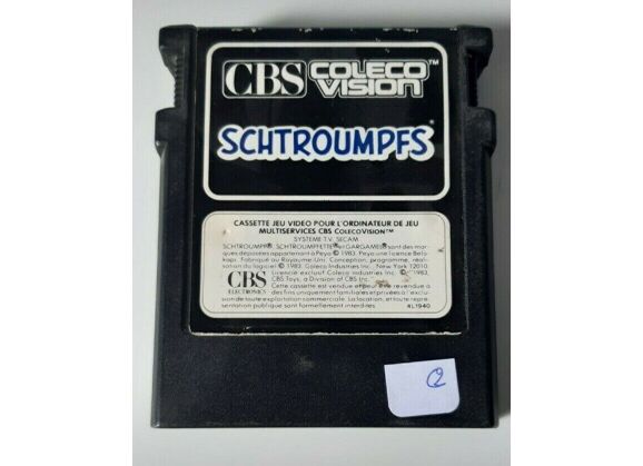 Image Jeux Vidéo Schtroumpfs CBS ColecoVision