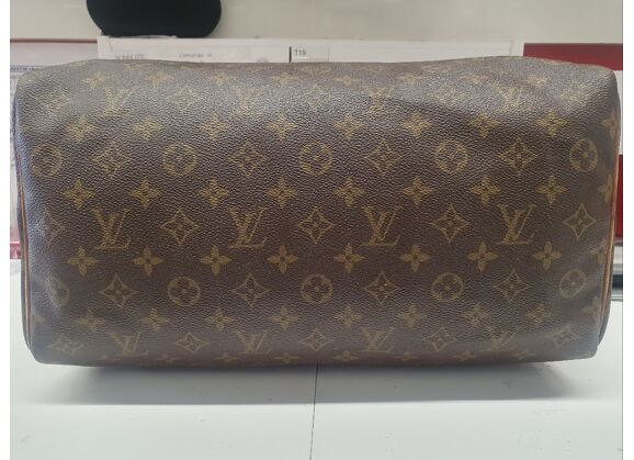 Image Sac à main LOUIS VUITTON Speedy 35 Porté Main Toile Enduite Monogram Marron