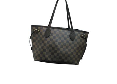 Sac à main LOUIS VUITTON Neverfull PM Porté Main Cuir Damier Ebène