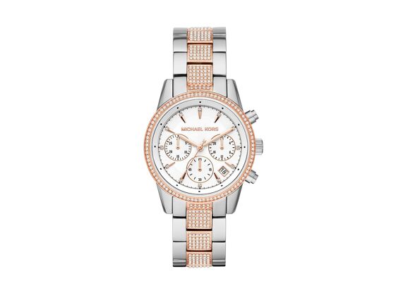 Image Montre Femme MICHAEL KORS Ritz Acier Argenté 37 mm