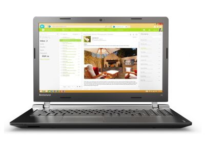 Image Ordinateurs portables LENOVO 80MJ Intel Celeron 2 Go RAM 500 Go HDD 15.4