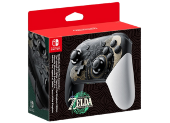 Image Acc. de jeux vidéo NINTENDO Manette Nintendo Switch Pro - Edition The Legend of Zelda : Tears of the Kingdom (SWITCH)