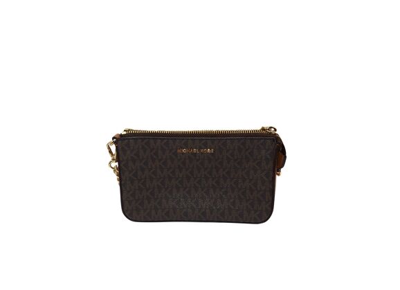 Image Sac à main MICHAEL KORS Jet Set Pochette Cuir Marron