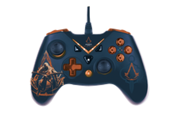 Image Acc. de jeux vidéo FREAK AND GEEK Manette Filaire Assassin's Creed Mirage Noir Xbox Series