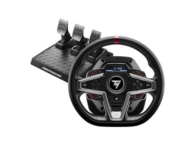 Image Acc. de jeux vidéo THRUSTMASTER Volant + Pédalier T248-PS Filaire Noir PS4