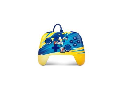 Acc. de jeux vidéo POWERA Manette Filaire Jaune Bleu Sonic The Hedgehog Switch