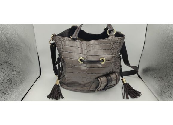 Image Sac à main LANCEL Premier Flirt Porté Main Cuir Taupe