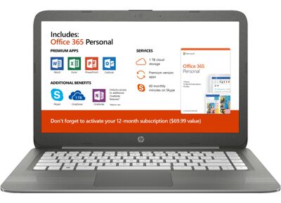 Image Ordinateurs portables HP Stream 14-CB1XX Intel Celeron 4 Go RAM 63 Go SSD 14