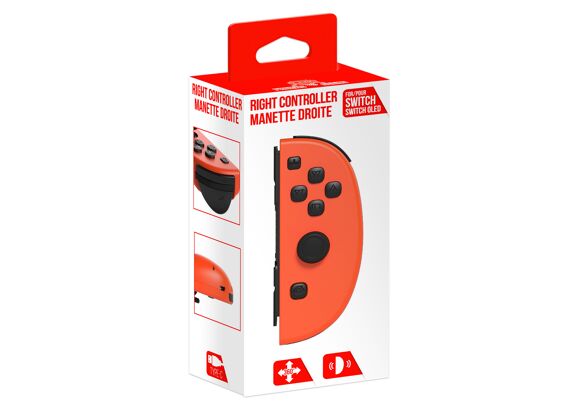 Image Acc. de jeux vidéo FREAKS AND GEEKS Joycon Droit Rouge Nintendo Switch