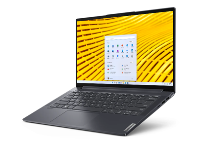 Image Ordinateurs portables LENOVO Yoga Slim 7-14ARE05 82A2 AMD Ryzen 5 8 Go RAM 256 Go SSD 14