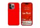 Coques et Etui MOXIE Coque Be Fluo Silicone Rouge iPhone 12 iPhone 12 Pro