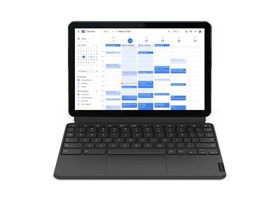 Image Tablette LENOVO ChromeBook IdeaPad Duet CT-X636F Noir 128 Go Wifi 10.1