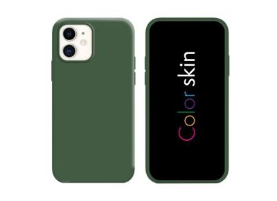 Coques et Etui MOXIE Coque Color Skin Silicone Kaki iPhone 11