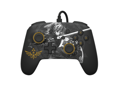 Image Acc. de jeux vidéo POWERA Manette Sans Fil Link Satin Chrome Switch