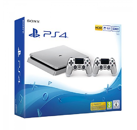 Image Console SONY PS4 Slim Argent 500 Go + 2 manettes