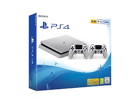 Console SONY PS4 Slim Argent 500 Go + 2 manettes