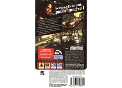 Image Jeux Vidéo Need for Speed Most Wanted PlayStation Portable (PSP)
