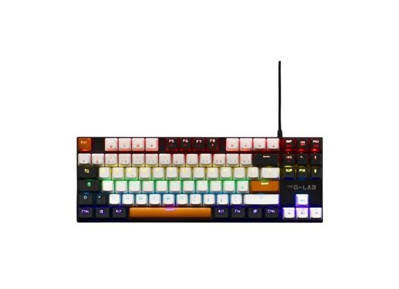 Image Clavier THE G-LAB Keyz Mercury-C RGB Filaire Noir