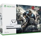 Console MICROSOFT Xbox One S Blanc 1 To + 1 manette + Gears Of War 4