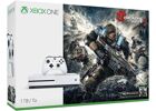 Console MICROSOFT Xbox One S Blanc 1 To + 1 manette + Gears Of War 4