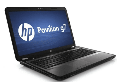 Image Ordinateurs portables HP Pavilion G7 AMD A 4 Go RAM 1 To HDD 17.3