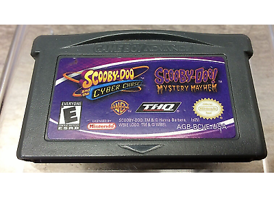 Image Jeux Vidéo SCOOBY-DOO CYBER CHASE + MYSTERY MAYHEM Game Boy Advance