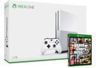 Console MICROSOFT Xbox One S Blanc 1 To + 1 manette + Grand Theft Auto V