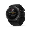 Image Montre connectée GARMIN Fenix 5X Plus Sapphire Caoutchouc Noir 51 mm