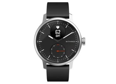 Montre connectée WITHINGS Scanwatch Silicone Noir 42 mm