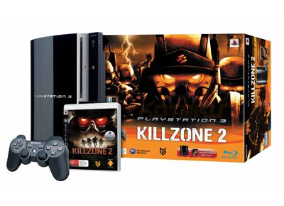 Image Console SONY PS3 Noir 80 Go + 1 manette + Killzone 2
