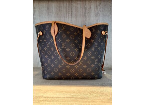 Image Sac à main LOUIS VUITTON Neverfull Porté Epaule Cuir Monogram marron