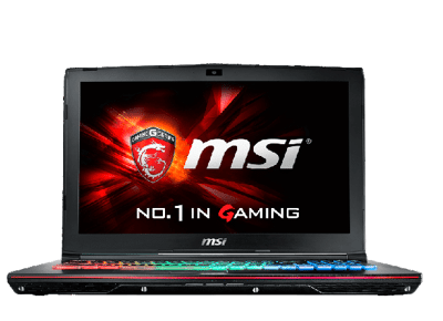 Image Ordinateurs portables MSI GE62VR 6RF Apache Pro i7 16 Go RAM 1 To HDD 250 Go SSD 15.6
