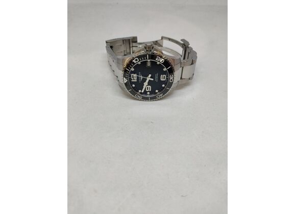 Image Montre Unisexe LONGINES L3.780.4.56.6 Hydroconquest Acier Gris 39 mm