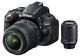 Appareils photos numériques NIKON Refkex D5100 Noir + AF-S VR DX 18-55mm + 55-200mm Noir