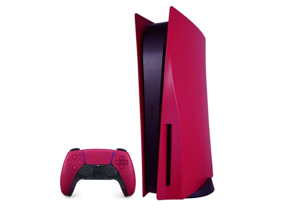 Image Console SONY PS5 Rouge cosmique 825 Go + 1 manette