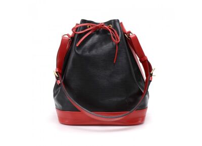 Image Sac à main LOUIS VUITTON Noé Porté épaule Cuir Noir Rouge