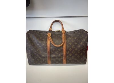 Image Sac à main LOUIS VUITTON Keepall 45 Sac de voyage Toile enduite Monogram marron