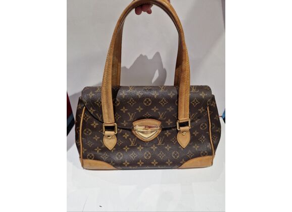 Image Sac à main LOUIS VUITTON Beverly GM Porté épaule Cuir Monogram marron