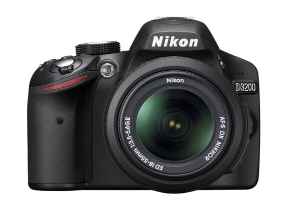 Image Appareil photo numérique NIKON Reflex D3200 Noir + AF-S DX 18-55 mm VR Noir
