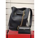 Image Sac à main LANCEL Porté épaule Cuir Bleu marine